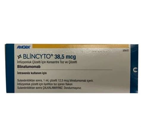 Blincyto Blinatumomab Injection 35 Mcgvial At Rs 115000vial