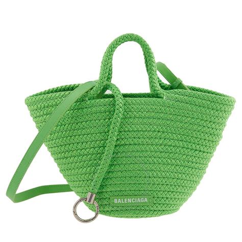 Balenciaga S Ibiza Basket Tote Bag In Green 695612210983890 Handbags Jomashop