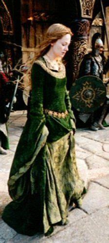 Eowyn Wallpaper Miranda Otto Wallpaper Green Gown Lotr Costume