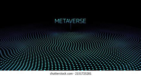 Metaverse World Map Globe Blue Light Stock Vector Royalty Free