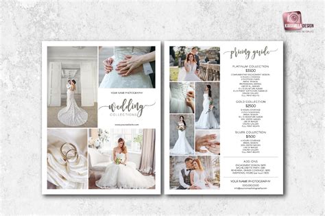 Photography Templates Wedding Brochure Design Wedding Photography