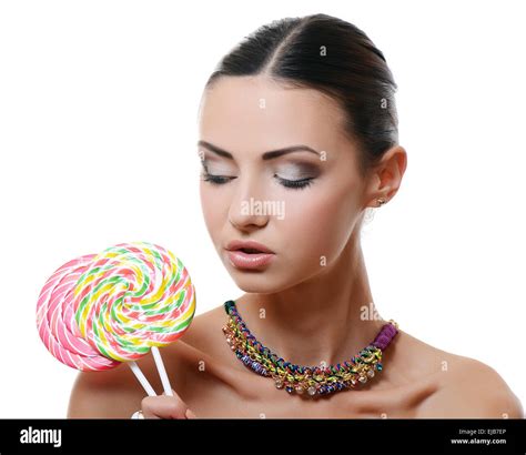 Female Candy Lick Hi Res Stock Photography And Images Alamy