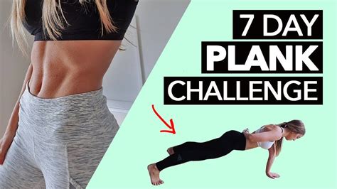 7 Day Plank Challenge Just 5 Minutes A Day Youtube Plank