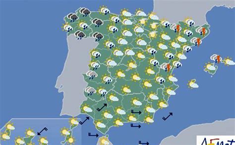 … algunas lluvias en el sur oriental… estará parcialmente . El tiempo hoy en Valencia | ¿Siguen las lluvias hoy jueves ...