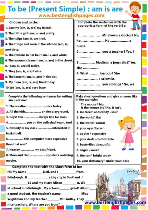 To Be Present Simple Am Is Ar English Esl Worksheets Pdf And Doc