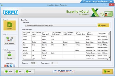 Excel To Vcard Converter Free Cvcopax
