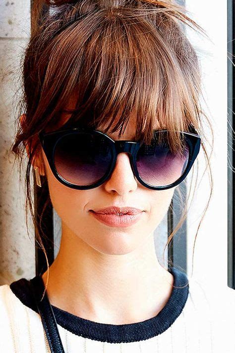 27 Ideas For Hair Styles With Bangs Glasses Hair Style In 2020 Fringe