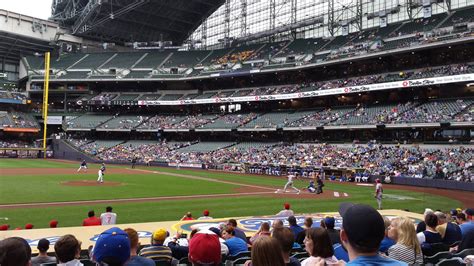 Breakdown Of The Miller Park Seating Chart Milwaukee Brewers