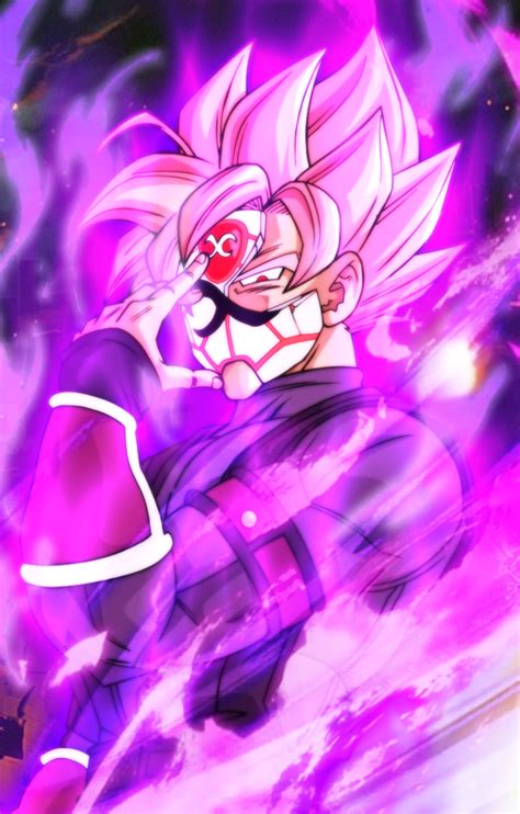 Super Saiyan Rose Crimson Masked Saiyan Wallpaper By Potarax On Deviantart