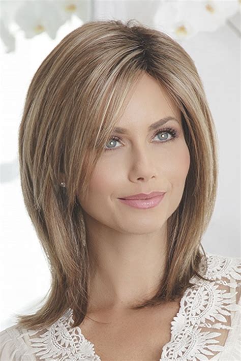 And of course, going all over blonde is just one option. Lace Front Mono Top Dark Blonde Ladies Medium Layered Wigs