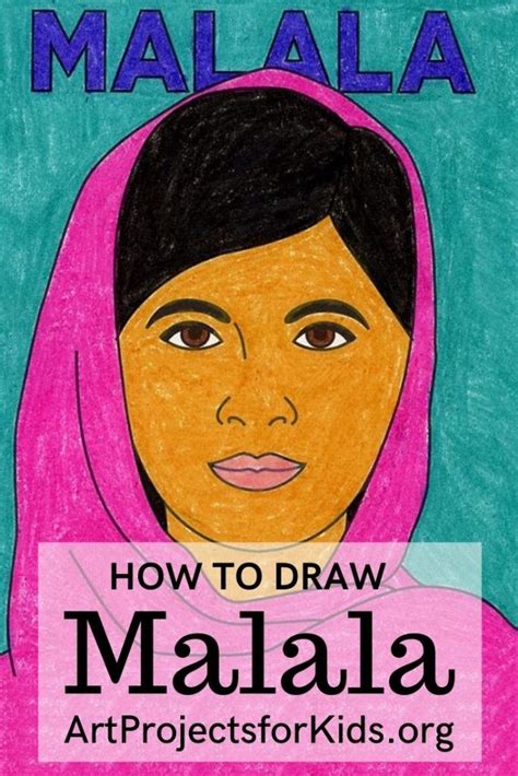Learn How To Draw Malala With This Easy Step By Step Tutorial