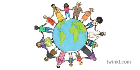 Community Cohesion Illustration - Twinkl