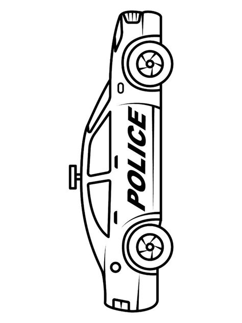Police car coloring pages. Download and print Police car coloring pages