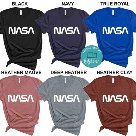 Nasa Vintage Graphic Retro Logo Bobotemp