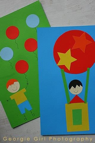 Love and Lollipops: Shapes Collage Picture: Children learn shape