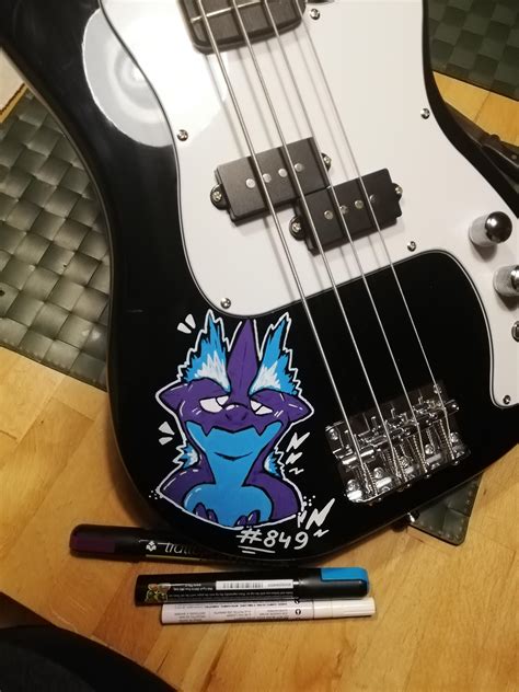 I Painted Toxtricity A Pokemon Based On Bass On My New Bass Rdavie504