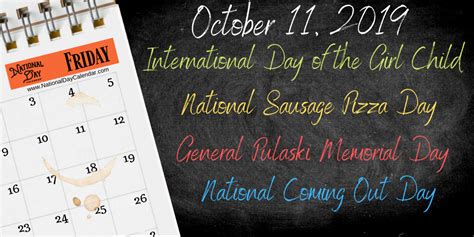 October 11 2019 National Day Calendar National Cupcake Day Cupcake Day