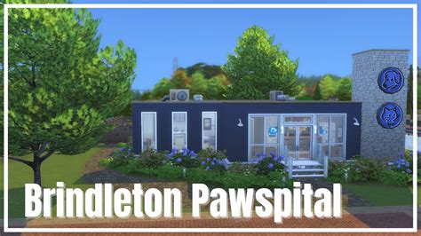 Brindleton Pawspital Vet Clinic The Sims 4 Build Renovation Base