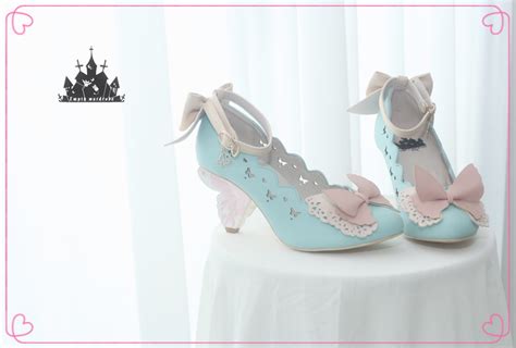 Empty Wardrobe The Kingdom Of Fairies Butterfly Heels Lolita Shoes