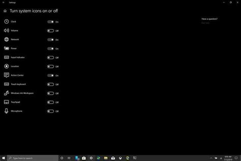 Cómo Activar Y Desactivar Los Iconos Del Sistema En Windows 10
