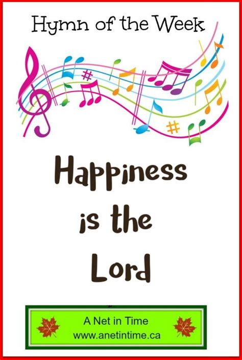 Happiness Is The Lord Praise The Lords Hymn Peace Songs