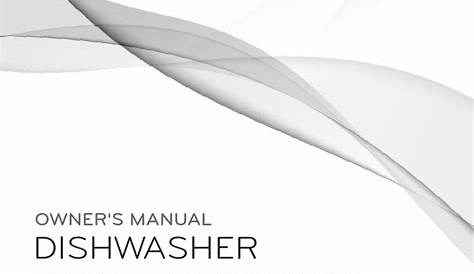 LG Dishwasher Manual | Dishwasher | Ac Power Plugs And Sockets