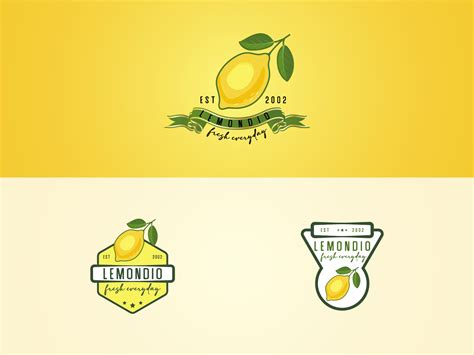 Lemon Logo Design By Shaheen Ahmed On Dribbble
