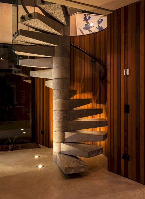 14 Awesome Living Room With Spiral Staircase Design Ideas To Inspire