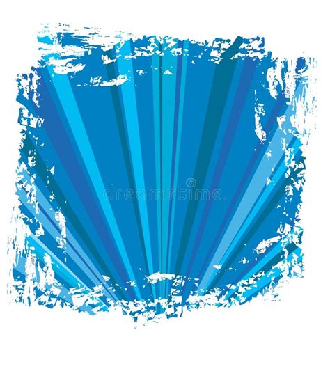 Blue Abstract Grunge Square Stock Vector Illustration Of Border