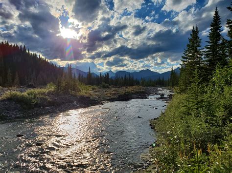 Sunset In The Alberta Rockies What Is Your Favourite Camping Spot You