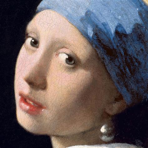 Paint Girl With A Pearl Earring By Johannes Vermeer