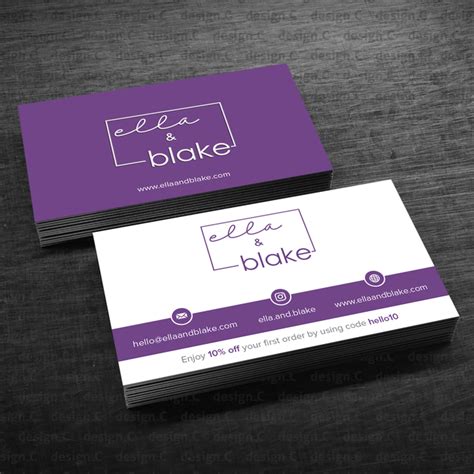 Use our free business card maker to easily create your own custom business cards. online women's boutique business card and letterhead ...
