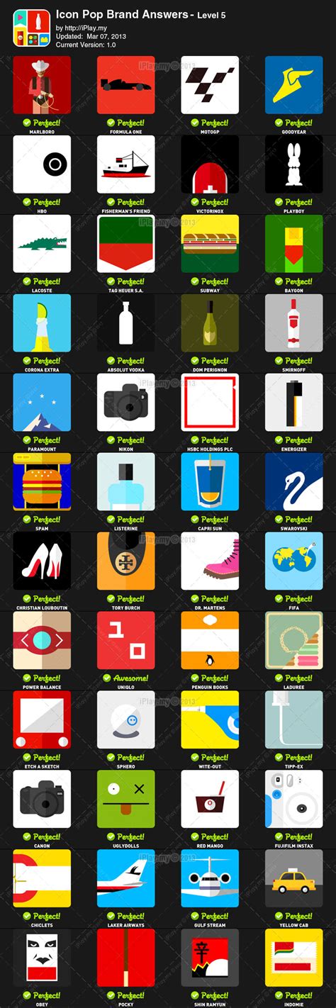 Icon Pop Brand Answers With Pictures