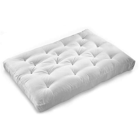 Popular materials for mattress covers include cotton, microsuede, and microfiber. 8" Full Size Futon Mattress, Natural | Camping World