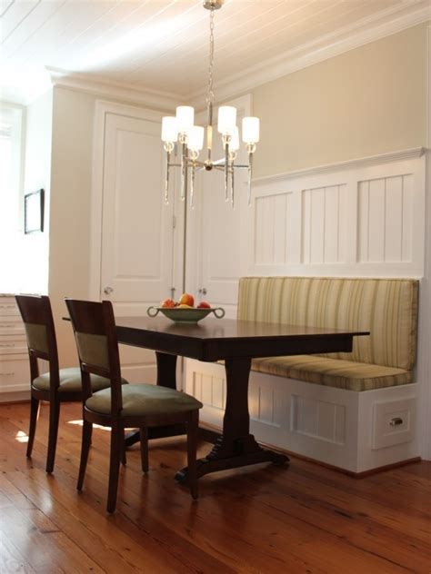 I gave my dad all my ideas and he helped to design and build it. Banquette seating | Dream Kitchens | Pinterest | Craftsman ...