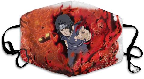 Briesly Naruto Uchiha Sasuke Face Mask For Women And Men