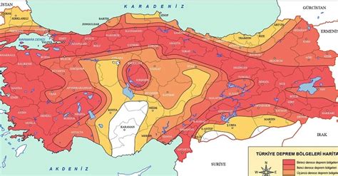 Kuzey Anadolu Fay Hattında yer alan iller EGEPRESS