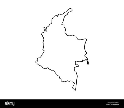 Croqui Del Mapa De Colombia Imágenes De Stock En Blanco Y Negro Alamy