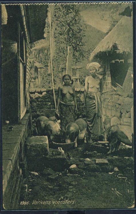 Kartupos Kuno Indonesia Di Zaman Belanda Foto 2 Wanita Bali Yang Masih