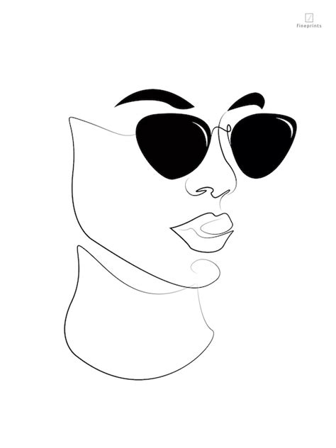 Minimal Line Drawing Face Drawing One Line Art Woman Face Etsy