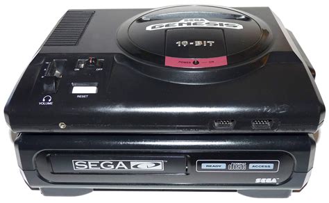 How To Connect Hook Up Sega Cd 1 Front Loader To Genesis Model 1 — Gametrog