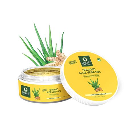 Buy Organic Harvest Aloe Vera Gel Infused With Turmeric Extracts For