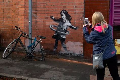Banksy Hula Hooping Girl Now On Display In Nearby Suffolk Museum
