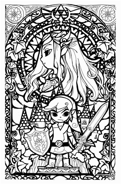 Legend Of Zelda Coloring Book Cool Coloring Pages Free Coloring