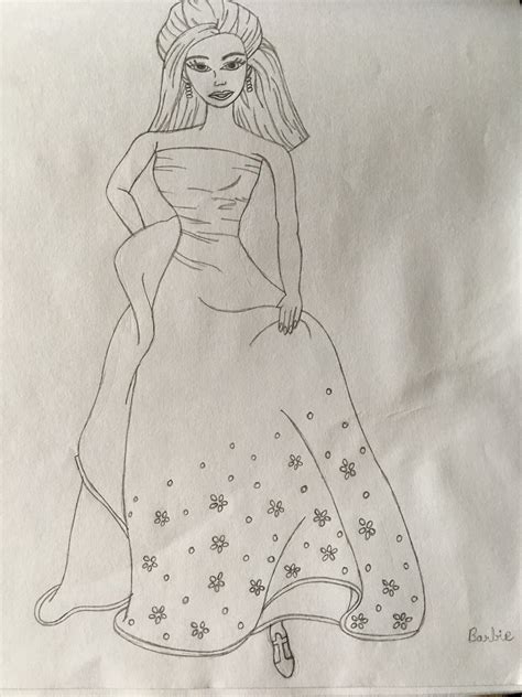 Princess Pencil Barbie Drawing Atelier Yuwaciaojp