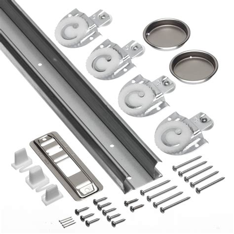Worksavers 72 Inch Sliding Door Track And Hardware Kit The Home Depot