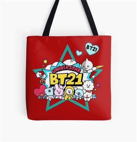 Bt21 Bags Bt21 Baby Set All Over Print Tote Bag Rb2103 Bt21 Merch Store