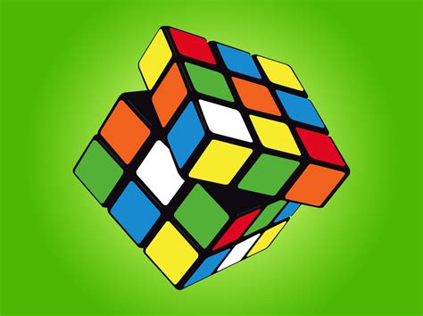 Rubik Cube Vector Vector Art And Graphics