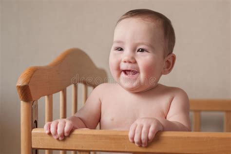 Adorable Happy Young Baby With A Lovely Smile Stock Image Image Of