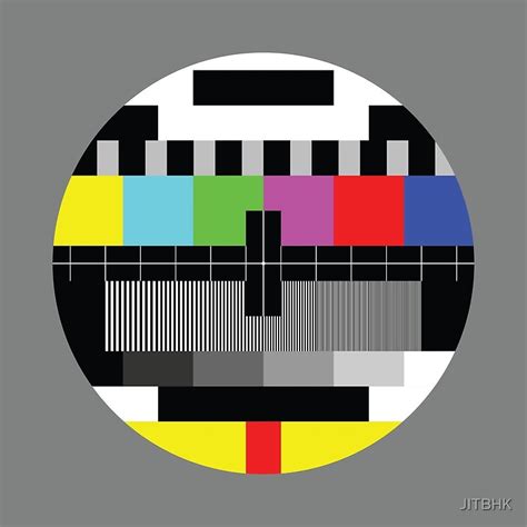 Television Test Pattern By Jitbhk Redbubble
